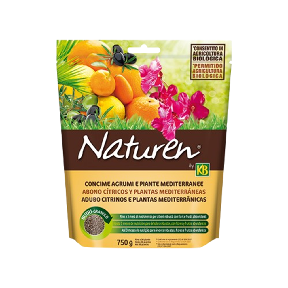 Abono Para Cítricos Y Plantas Mediterráneas Naturen 750 Gr Kb_0