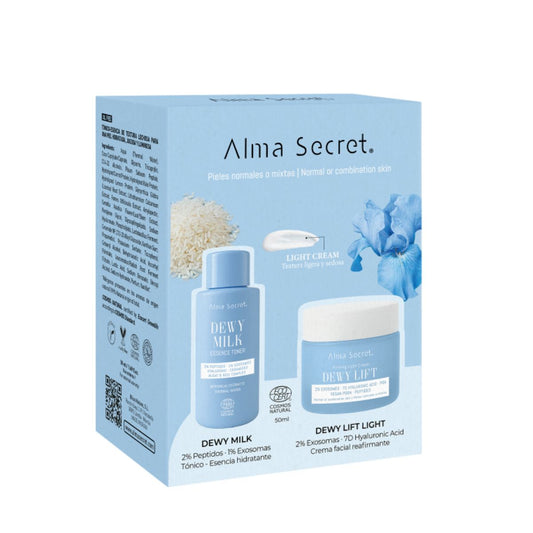 COFRE: CREMA DÍA DEWY LIFT "LIGHT"  PIEL NORMAL-MIXTA 50 ML + MINI TÓNICO DEWY MILK 50 ML