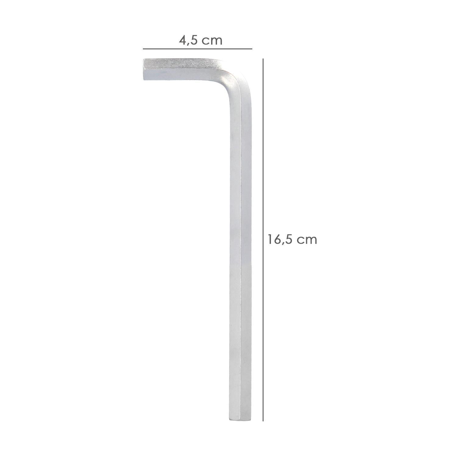 Llave Allen Larga Acero Cromo Vanadio Profesional 9,0 Mm. Llave Hexagonal, Llave Allen Taller Mecanica, Llave Allen Bricolaje