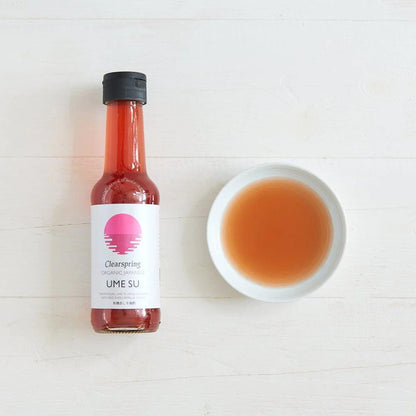 Vinagre japonês biológico Umeboshi Clearspring, 150 ml
