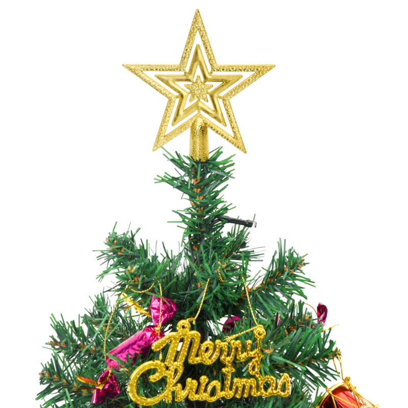 Vidaxl Mini Árbol De Navidad Artificial Con 20 Luces Led Verde 45 Cm_5