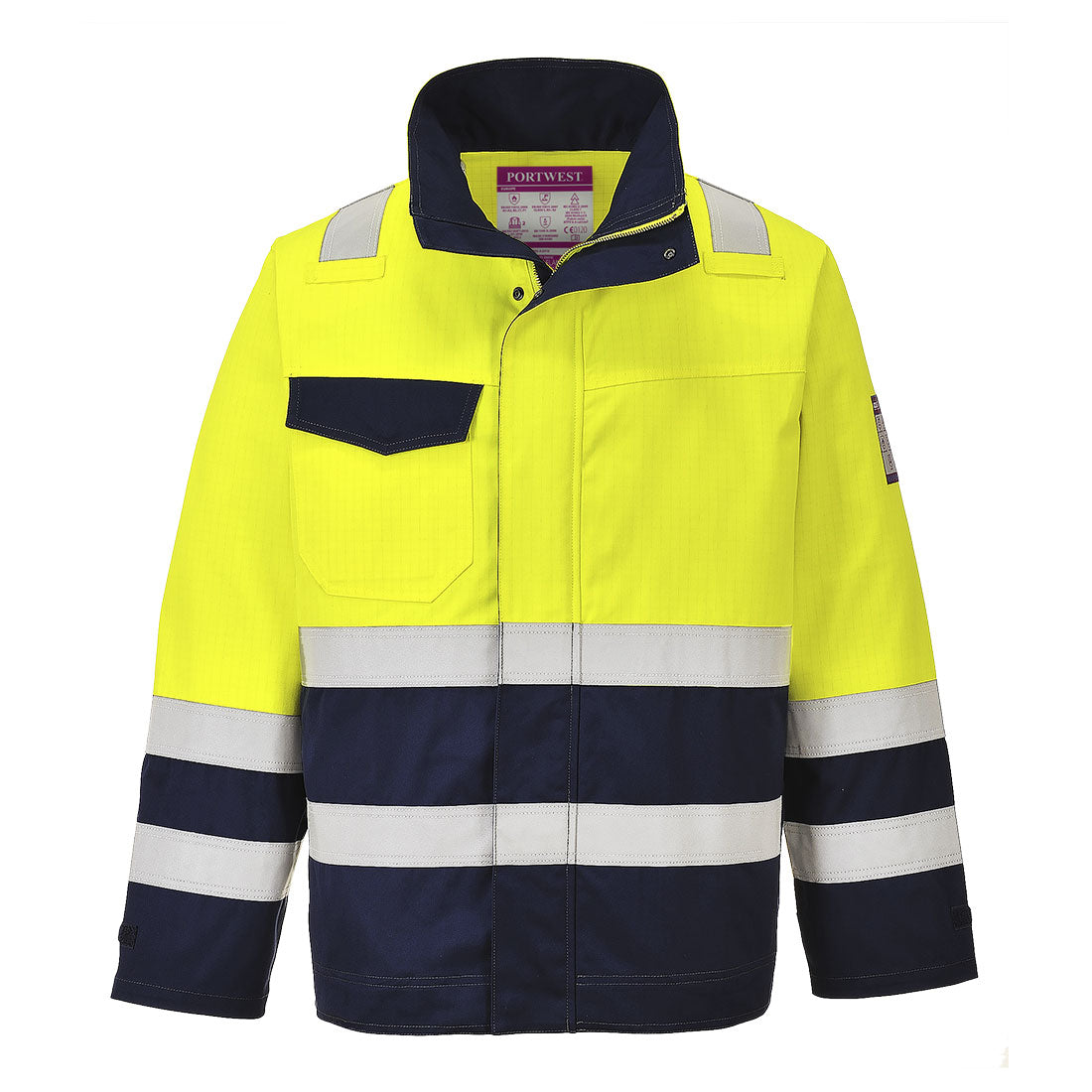 Chaqueta De Alta Visibilidad Modaflame - Protección Y Seguridad / M / Amarillo-marino_0