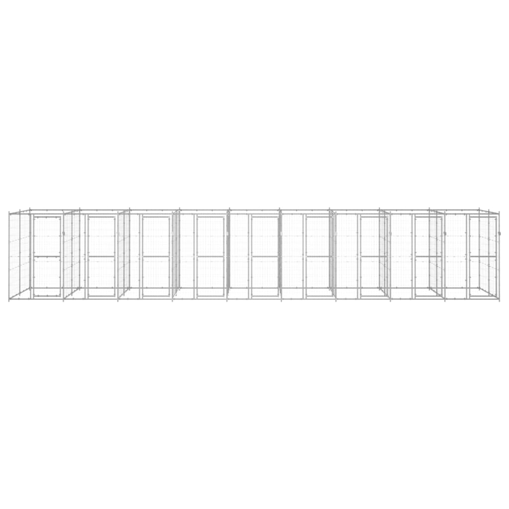 Perrera De Exterior De Acero Galvanizado 21,78 M²_0