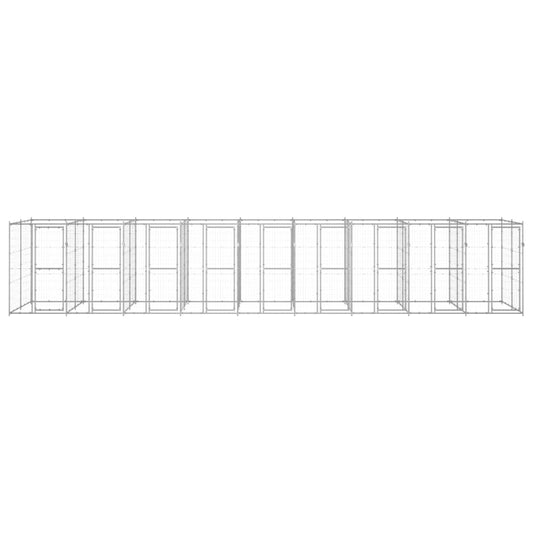 Perrera De Exterior De Acero Galvanizado 21,78 M²_0