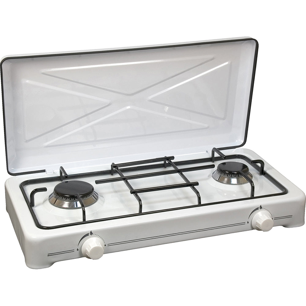 Cocina Portátil A Gas - 2 Fuegos_0