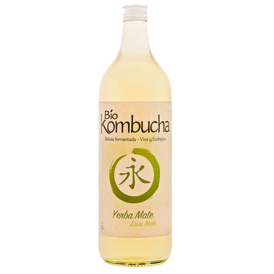 Biokombucha Yerba Mate 1l Viva Sin Gas Añadido_0