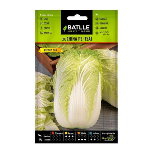 Sementes de couve chinesa Pet Sai Batlle
