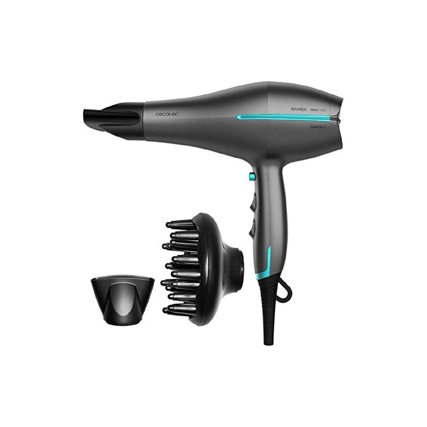 Cecotec Secador De Pelo Ac Ionicare 5300 Maxi Aura Black_0