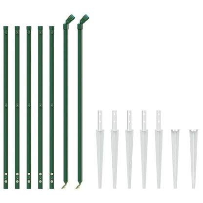 Cerca De Alambre Con Pinchos De Anclaje Verde 1,1x10 M / Vetonek_1
