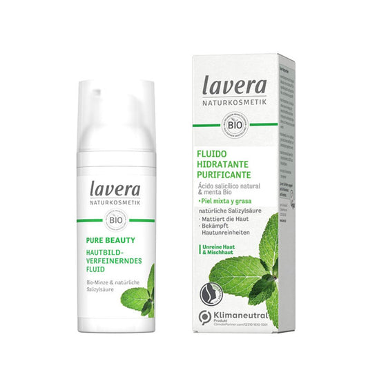 Fluido purificante ácido salicílico e menta BIO, Lavera 50 ml