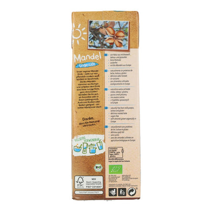 Pack de 6 Bebidas de Amêndoa Biológica Sem Açúcar Natumi 1 L