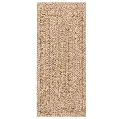 Vidaxl Alfombra Zizur Apariencia Yute Interior Exterior Beige 80x200cm_0
