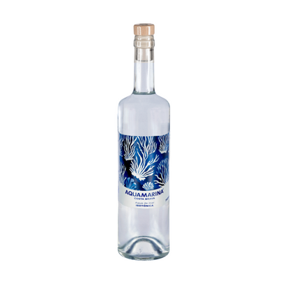 Água do mar isotónica transparente, copo de água-marinha, 750 ml.