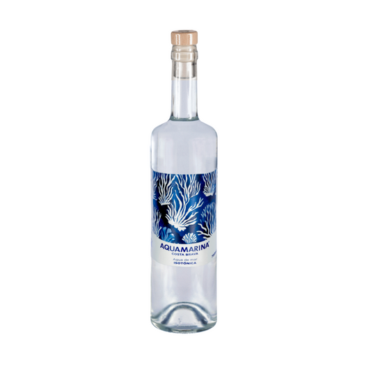 Água do mar isotónica transparente, copo de água-marinha, 750 ml.