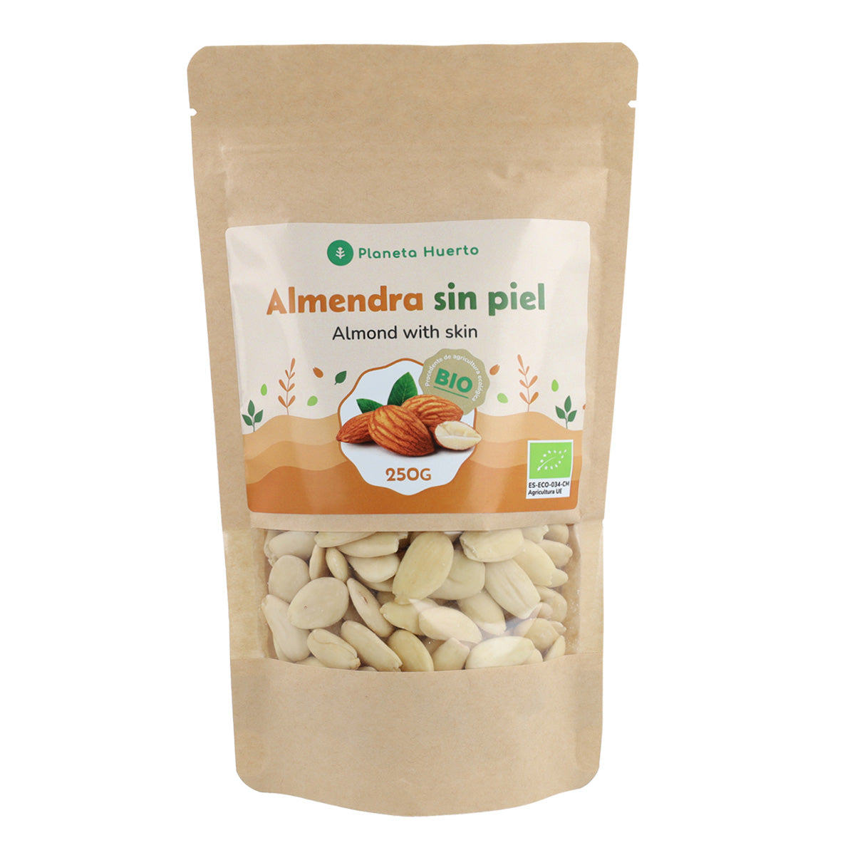 Amêndoas descascadas ECO Planeta Huerto 250 g