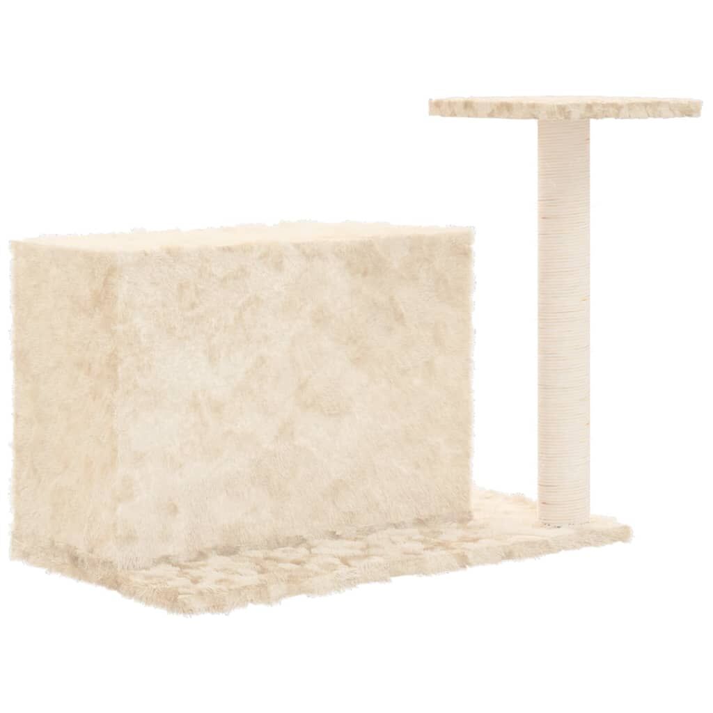 Vidaxl Rascador Para Gatos Con Postes De Sisal Color Crema 51 Cm_4