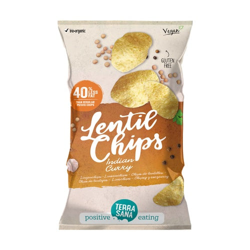 Chips de lentilhas com caril indiano 75 g