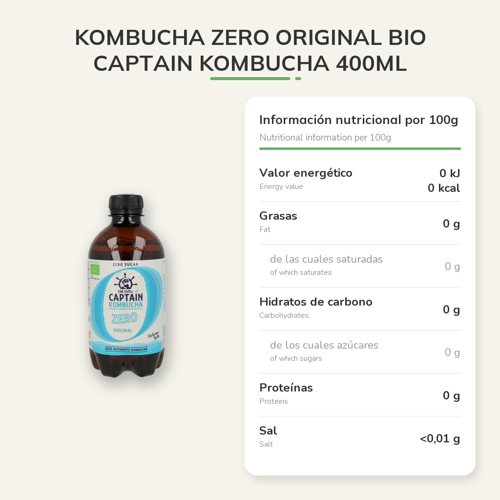 Información nutricional