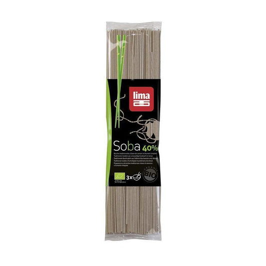 Soba (pasta de trigo sarraceno japonesa) 40% Lima, 250g