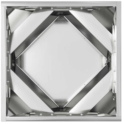 Jardinera Plateado 40 X 40 X 40 Cm Acero Galvanizado_5