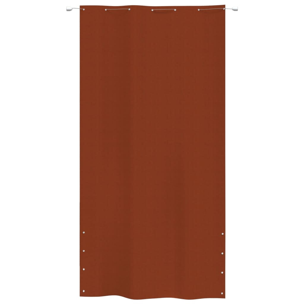 Vidaxl Toldo Pantalla Para Balcón De Tela Oxford Terracota 140x240 Cm_1