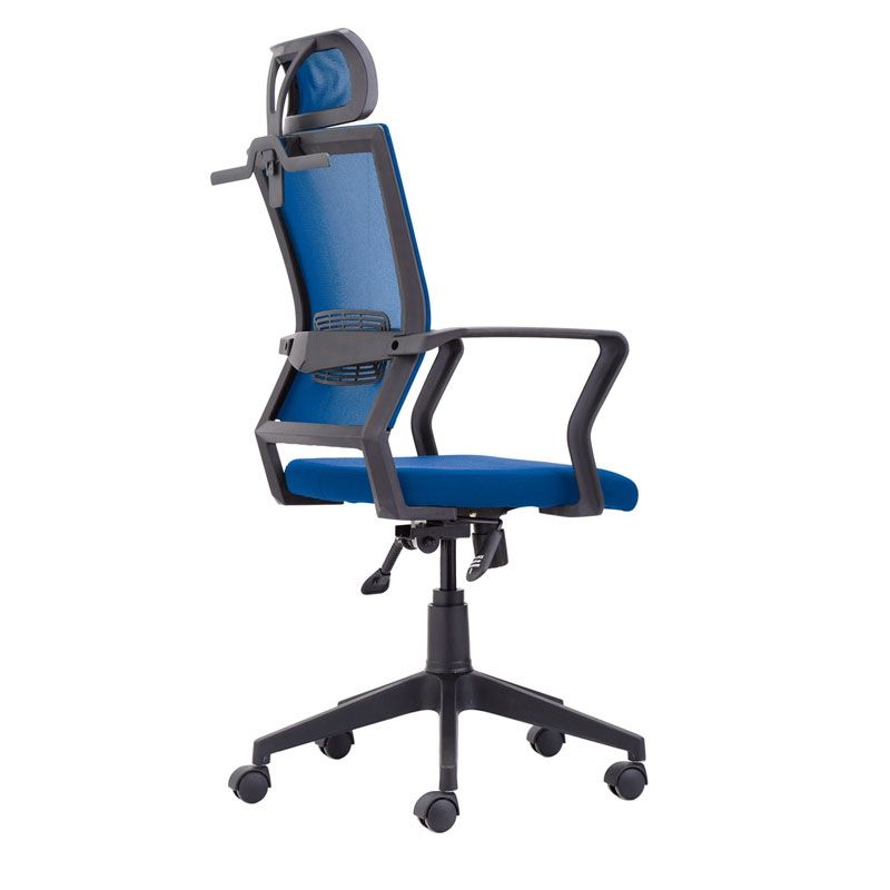 Silla De Oficina Winner Tapizado, Azul, 64 X 117–127 X 64_2