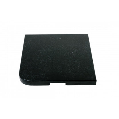 Pie De Sombrilla Losa Estabilizadora De Granito 25kg Para Sombrilla Offset Negro 47x47x4,6cm - Mobiliario De Jardín_0