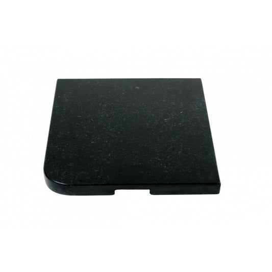 Pie De Sombrilla Losa Estabilizadora De Granito 25kg Para Sombrilla Offset Negro 47x47x4,6cm - Mobiliario De Jardín_0