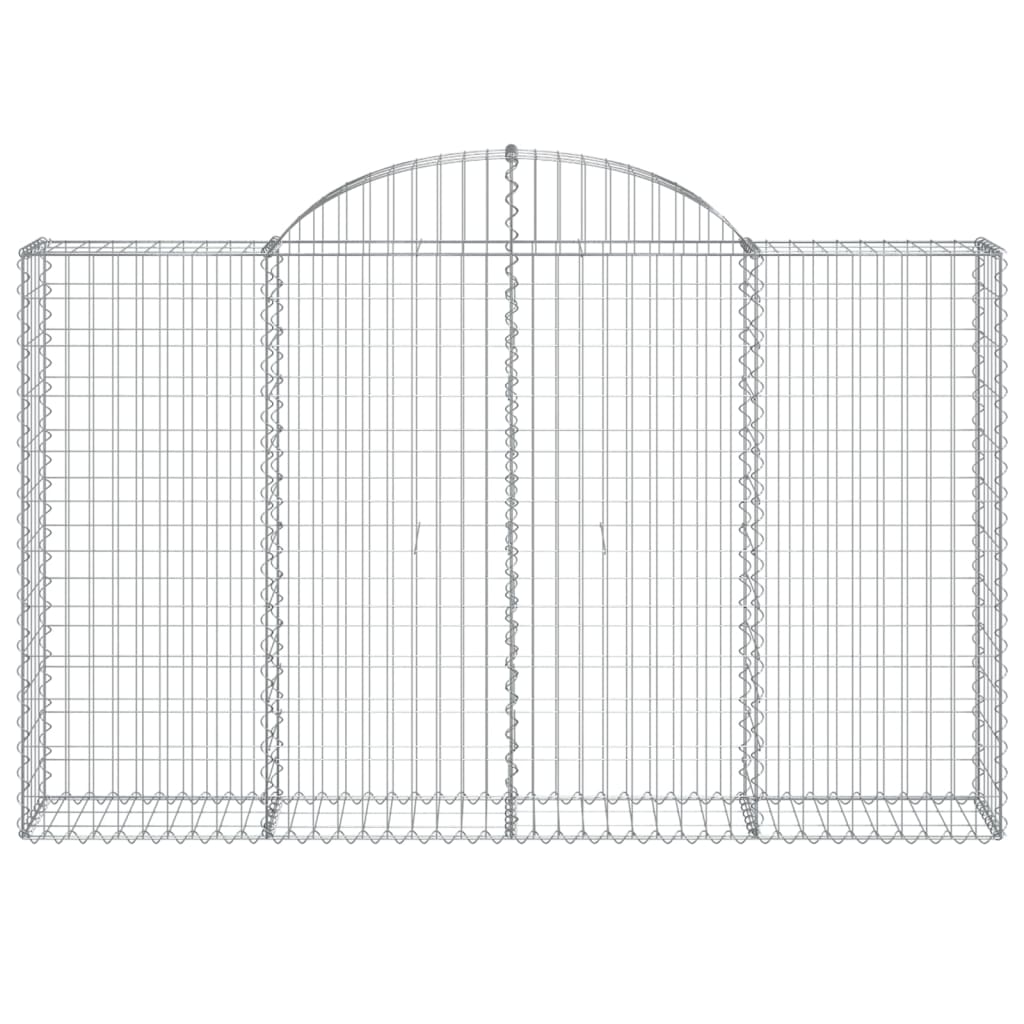 Cestas Gaviones 40 Uds Forma De Arco Hierro 200x30x120/140 Cm_3