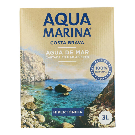 Água do mar hipertónica B&amp;B Aquamarina 3 L.