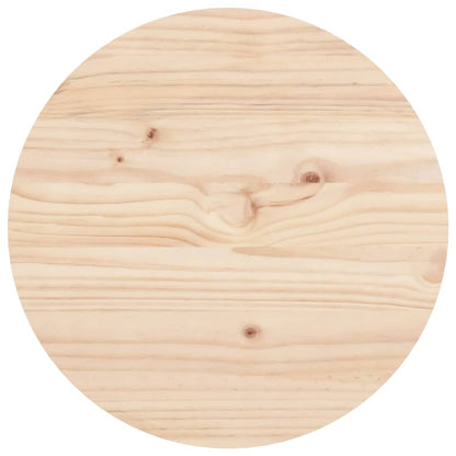 Mesa De Centro De Madera Maciza De Pino Ø55x60 Cm_4