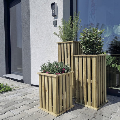 Jardinera Vertical Talia Planter 32,5x32,5x85 Cm Nortene_4
