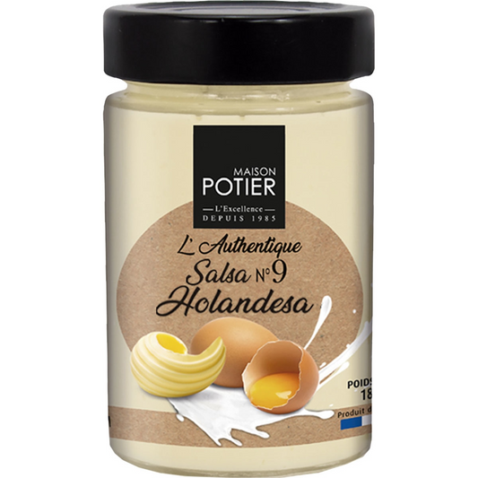 Molho holandês nº 9 Frasco de vidro Maison Potier 180 grs