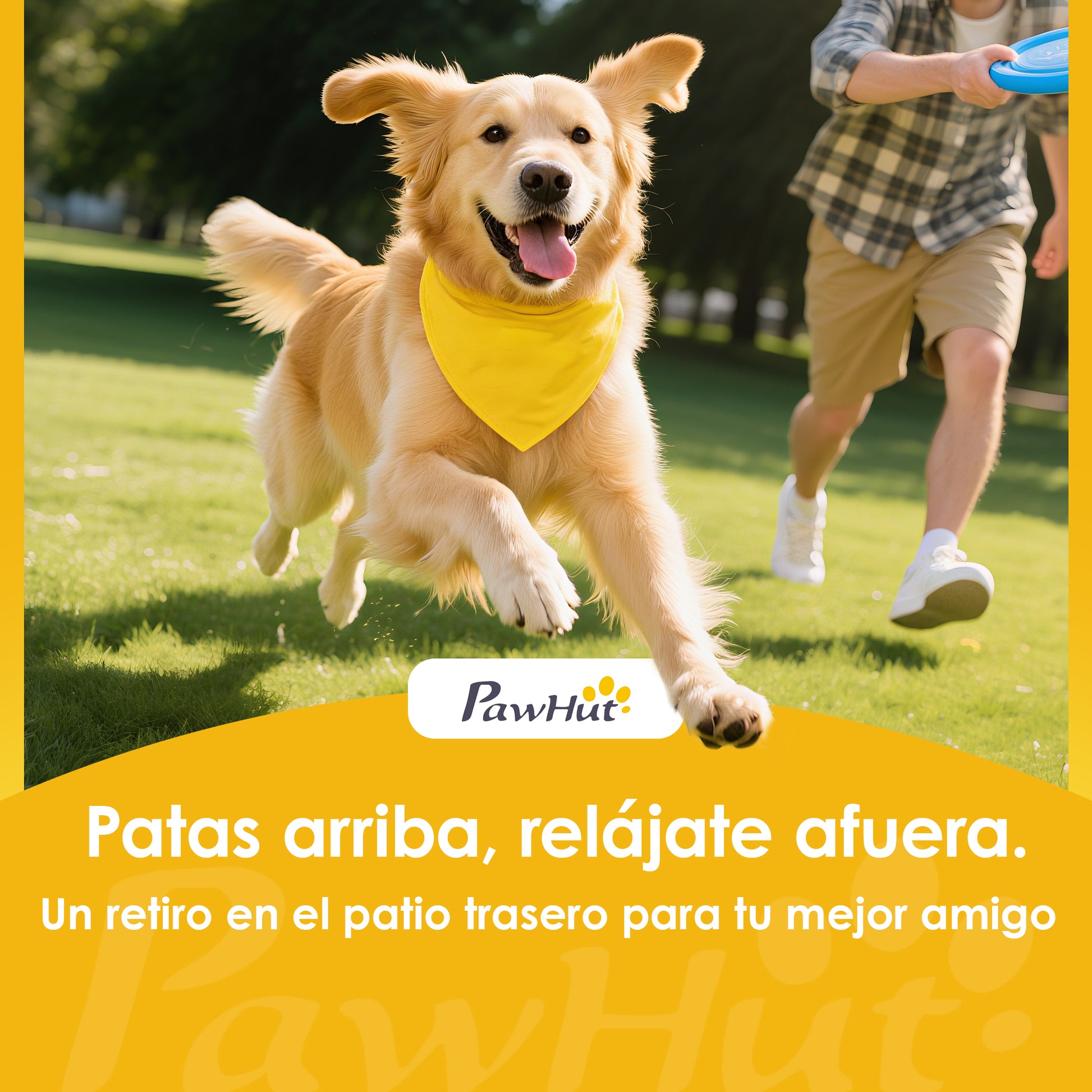 Pawhut Carrito Para Perros Plegable Con Cesta De Almacenaje 77x44x102 Cm Café_4