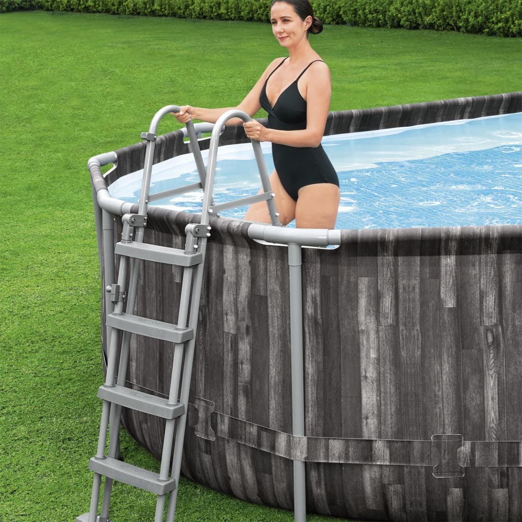 Bestway Conjunto De Piscina Ovalada 7,32x3,66x1,22 Cm_2