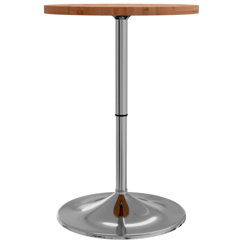 Mesa Alta De Madera Maciza De Haya Ø50x90,5 Cm_4