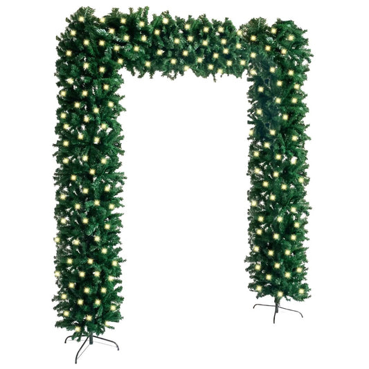 Vidaxl Arco Árbol De Navidad Con Leds Verde 240 Cm_0