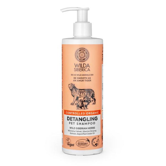 Natura Sibérica champô desembaraçante para animais de estimação 400 ml