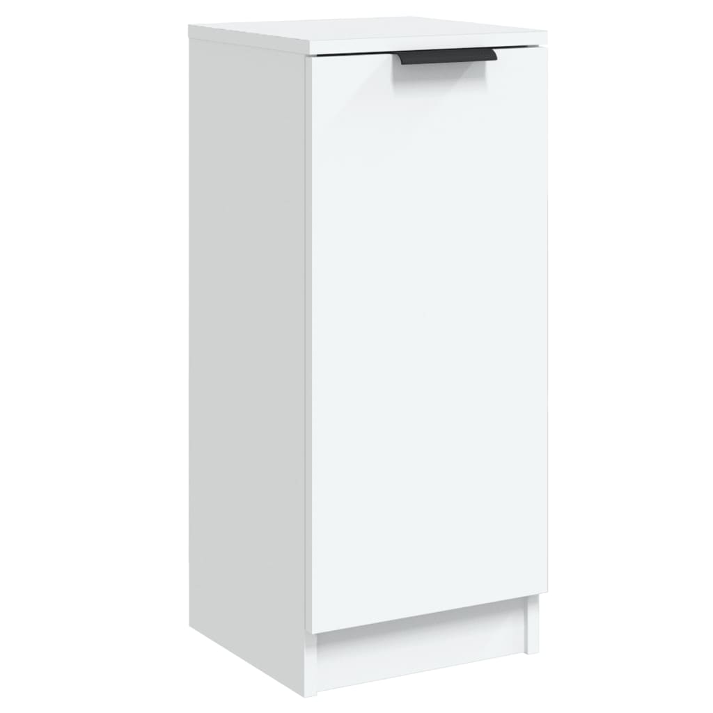 Aparador De Madera Contrachapada Blanco 30x30x70 Cm / Vetonek_1