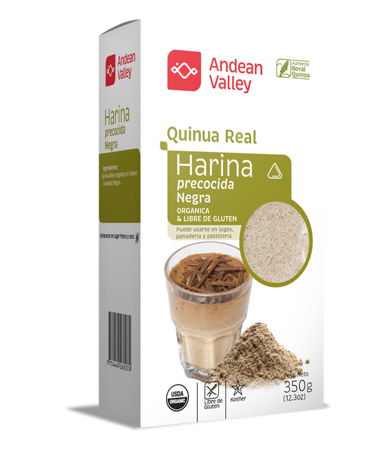 Harina Precocida De Quinua Real Negra Orgánica_0