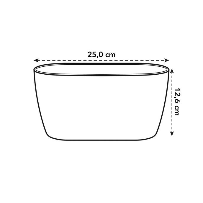 Vaso duplo translúcido para orquídeas Elho Brussels Orchid Duo