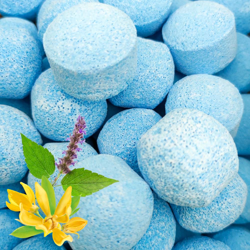 Pack 25 Bombitas Efervescentes. Alivian Pies Cansados, Refrescantes. Pedicuras Y Manicuras - Aroma Ylang-ylang Y Pachuli_3