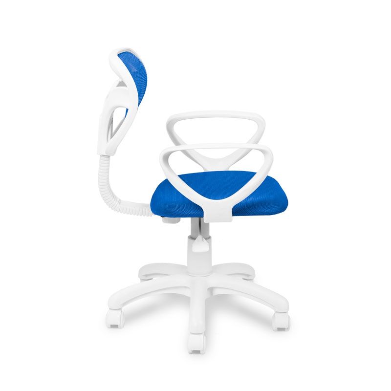Silla De Estudio Juvenil Touch Pvc, Azul, 40 X 80–90 X 38cm_2