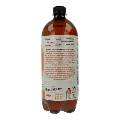Captain Kombucha Zero Gengibre e Limão Bio 1 L