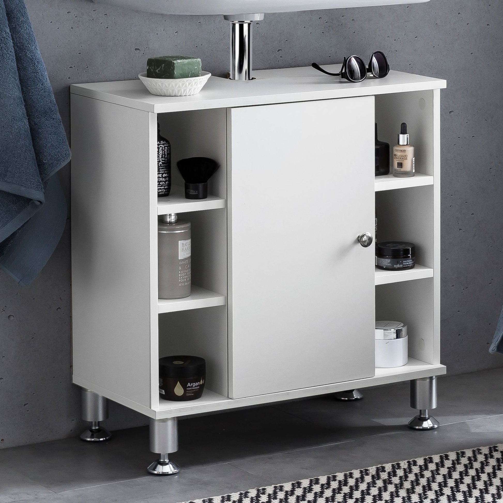 Mueble De Baño Simple Y Elegante Modelo Wl5.752_1