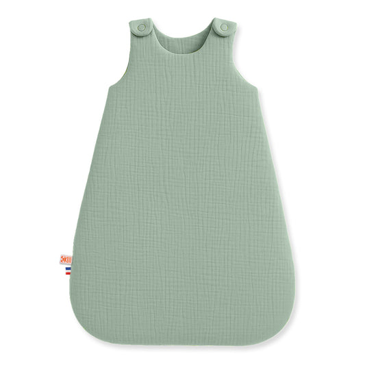 Saco De Dormir De Invierno De Algodón Orgánico Verde_0