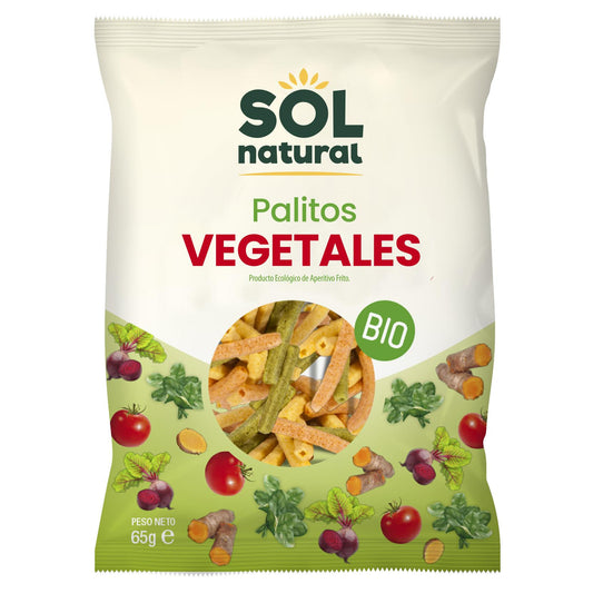 Palitos de Vegetais Biológicos Sol Natural 70g