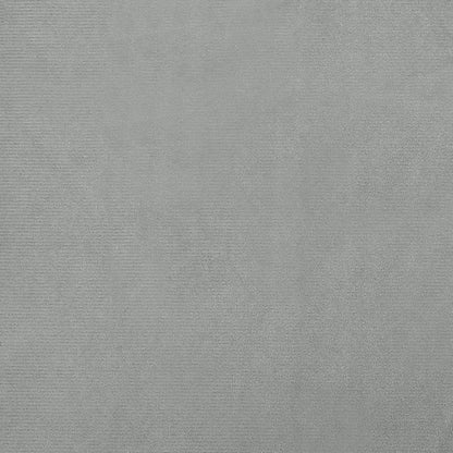 Cama Para Perros De Terciopelo Gris Claro 95x55x30 Cm / Vetonek_1