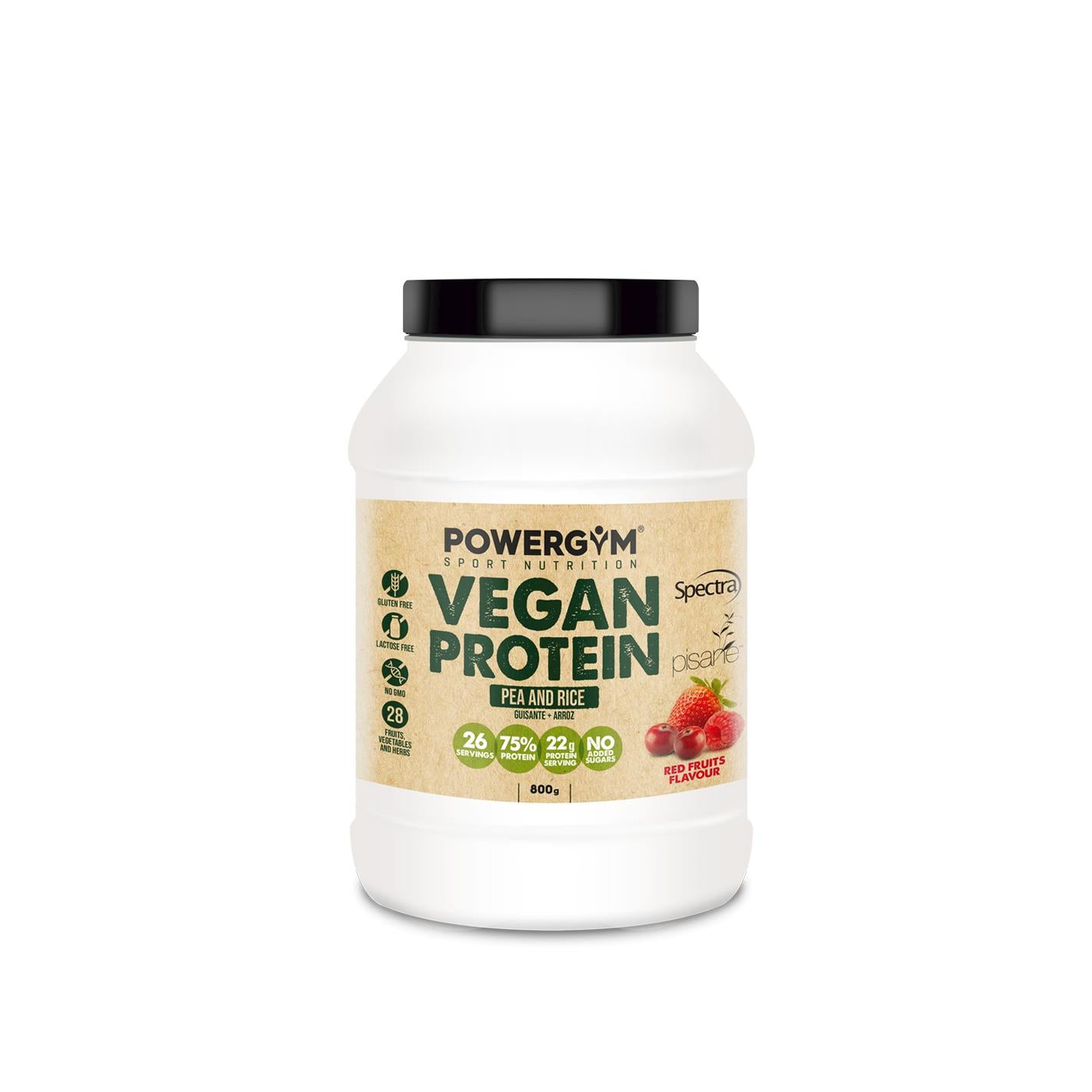 Proteína Vegan Frutos Vermelhos Powergym 800 g