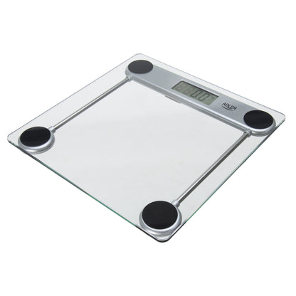 Báscula De Baño Digital Cristal Templado, Alta Medición 150 Kg 100 G, Apagado Automático, Fácil Adler Ad 8121 Transparente_0